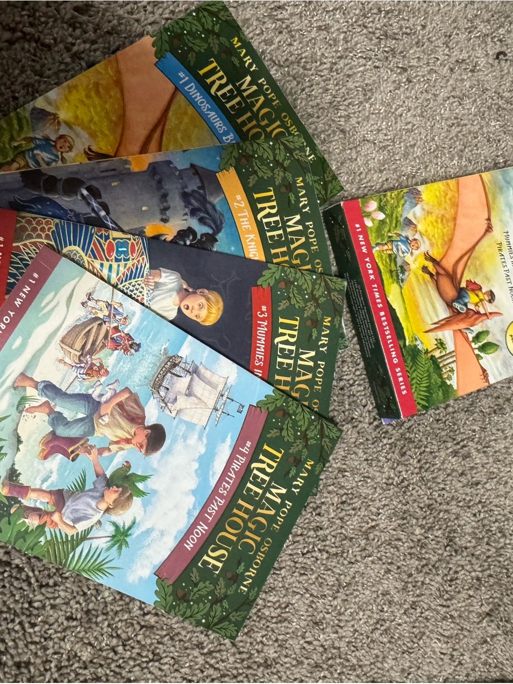 Kids Book Set - Green Covers